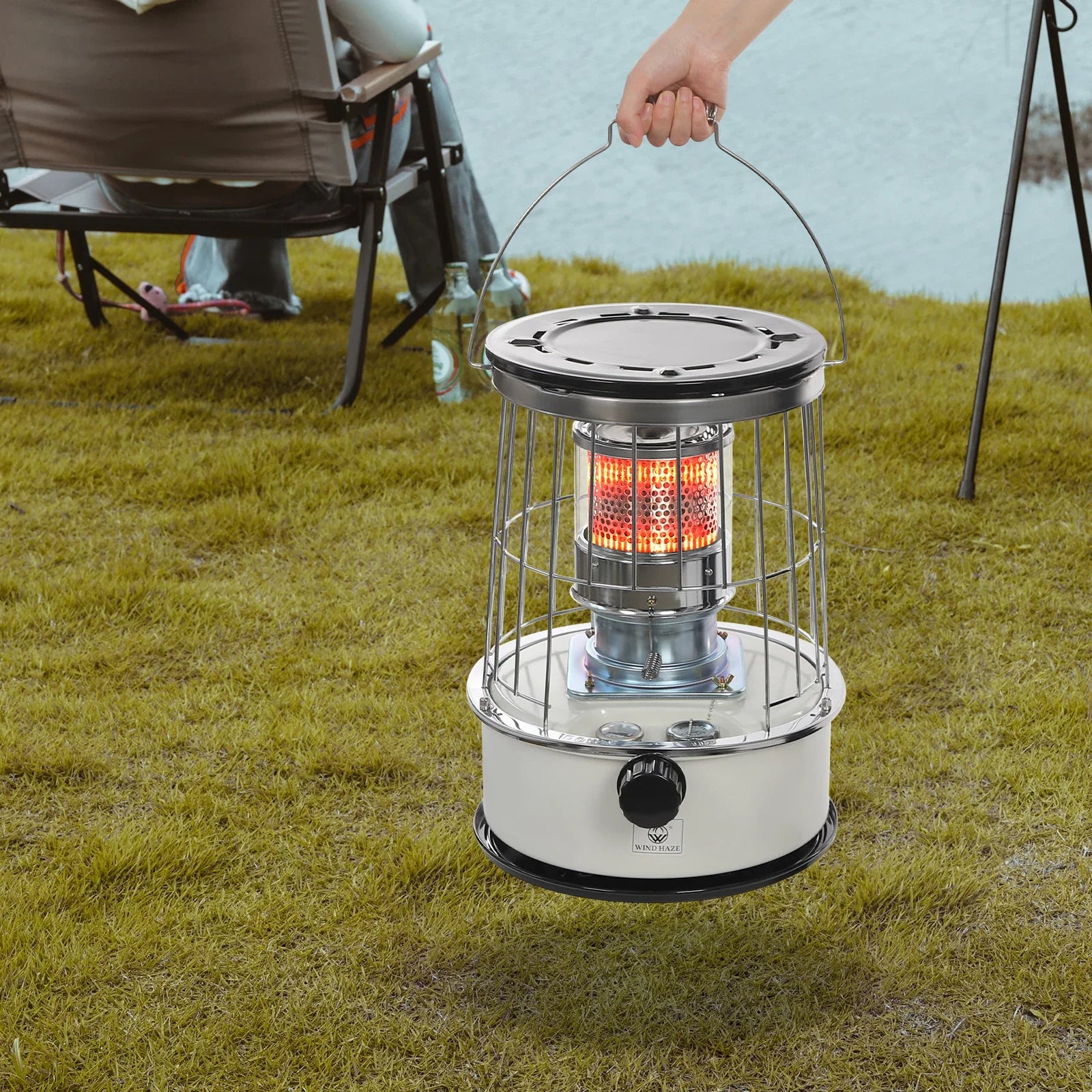 Kerosene Stove, 6L Portable Oil Burner, 9000BTU/H Indoor & Outdoor Use
