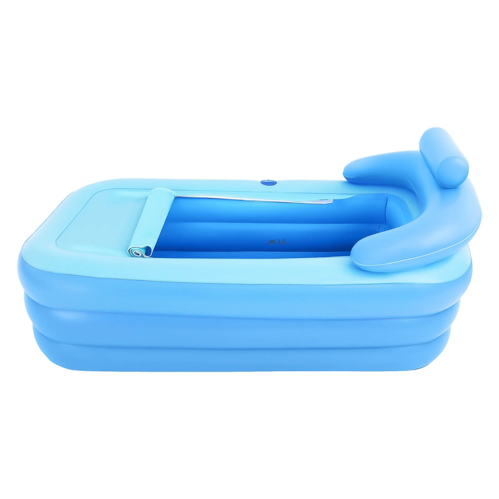 Inflatable Bath Tub, 150x80cm, Portable, Foldable with Cushion
