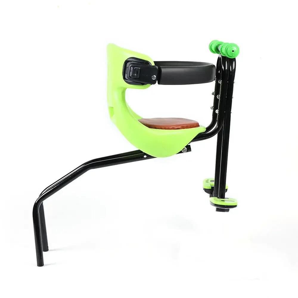 Bike Seat, Front Mount, 20kg Load, Handrail & Foot Pedals