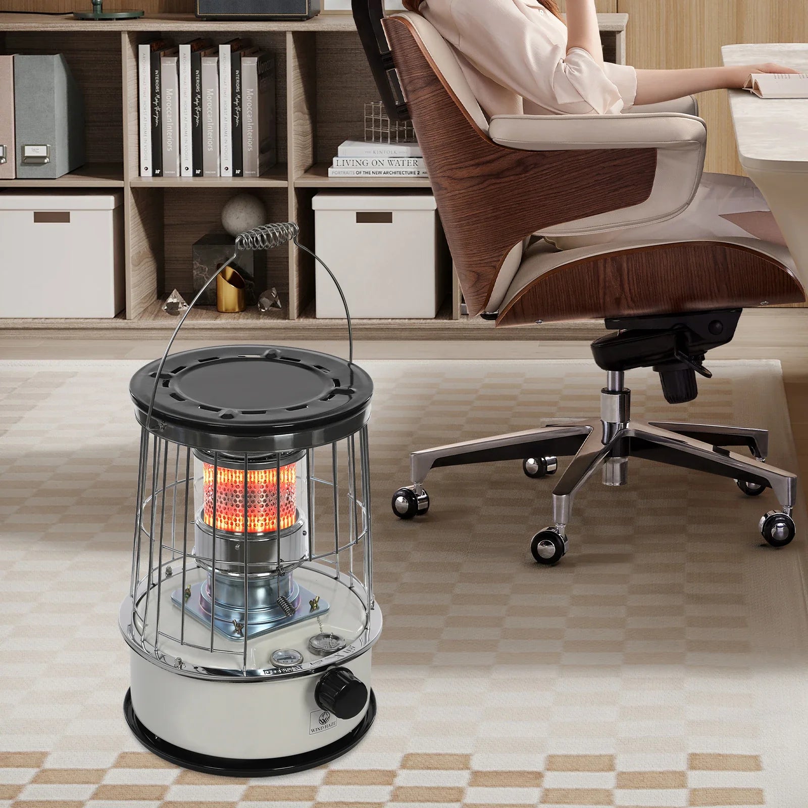 Kerosene Stove, 6L Portable Oil Burner, 9000BTU/H Indoor & Outdoor Use