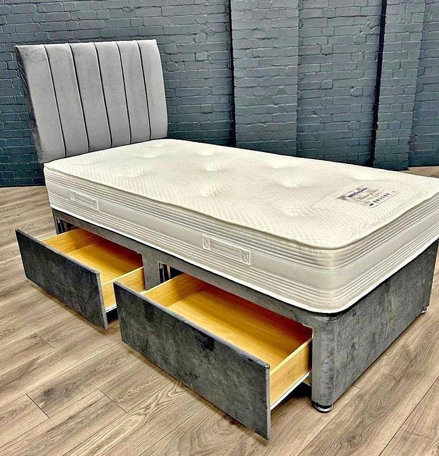 Single Bed with Drawers